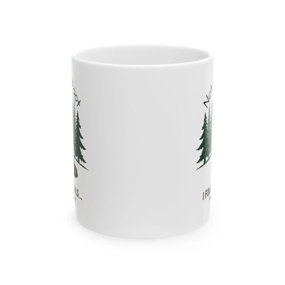I Follow Trails Funny Hiking Mug