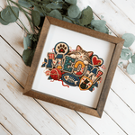 1:1 Wooden Framed Decor