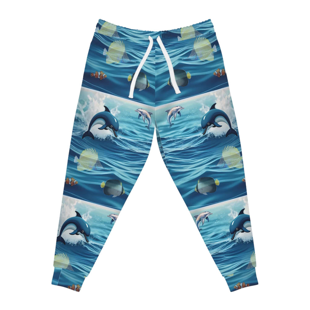 Dolphin Print Athletic Joggers
