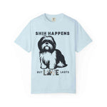 Funny Shih Tzu Pun Shirt - Front View Ivory | Our Phoenix Rise