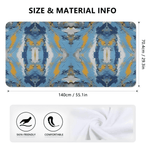 Vibrant Abstract Beach Towel - folded detail | Our Phoenix Rise