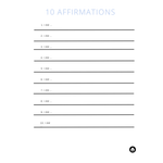 Mindful Yoga Wellness Planner - 36 Mindfulness Affirmation Cards | Our Phoenix Rise