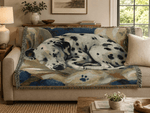 Dalmatian Dog Woven Blanket - Photo Variant Design Graphic | Our Phoenix Rise