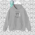 White Maltese Dog Lover Hoodie - White on Person Outdoors | Our Phoenix Rise