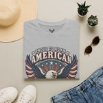 Proud to Be an American T-Shirt - Folded Sport Grey | Our Phoenix Rise