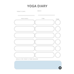 Mindful Yoga Wellness Planner - Yoga Diary and Reflection Layout | Our Phoenix Rise
