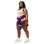 Stars and Stripes Athletic Shorts - Woman wearing red white and blue shorts | Our Phoenix Rise