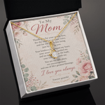 Meaningful Necklace for Mom - Yellow Gold Pendant in Luxury Mahogany Box | Our Phoenix Rise