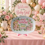Baby Girl Shower Serving Platter - Angle View 5 - Detail 16 | Our Phoenix Rise