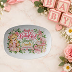 Baby Girl Shower Serving Platter - Angle View 7 - Detail 18 | Our Phoenix Rise