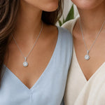 Sentimental Sister Necklace with Card - Second Lifestyle Mockup | Our Phoenix Rise