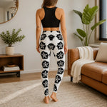 Black Star Pattern Women's Leggings - Casual Wear | Our Phoenix Rise
