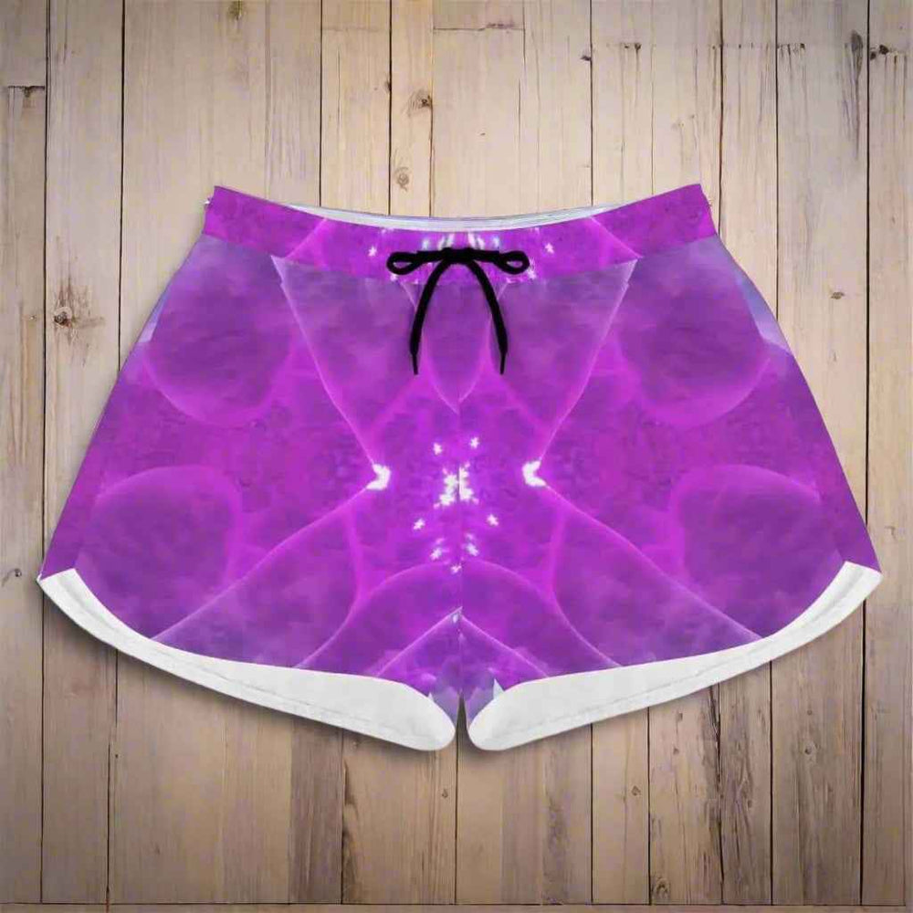 Purple Gem Kaleidoscope Athletic Shorts