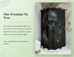 Creepy Skull Monster Shower Curtain quality guarantee graphic | Our Phoenix Rise