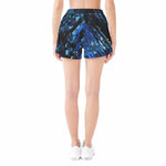 Black Ice Crystal Athletic Shorts - Eco-Friendly Recycled Polyester | Our Phoenix Rise
