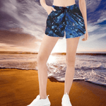 Black Ice Crystal Athletic Shorts - Model Wearing for Workout | Our Phoenix Rise