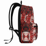 Personalized Red Abstract Backpack - Left Side View | Our Phoenix Rise