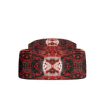 Personalized Red Abstract Backpack - Right Side View with Side Pocket | Our Phoenix Rise
