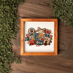 1:1 Wooden Framed Decor