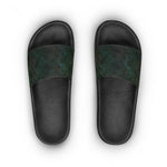 Women's Floral Print Slide Sandals - top view pair - Detail 12 | Our Phoenix Rise
