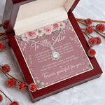 Sentimental Sister Necklace with Card - LED Box Side View - Detail 19 | Our Phoenix Rise
