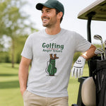 Golfing Is Just Hiking With Anger Issues Shirt - White Lifestyle View | Our Phoenix Rise
