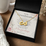 Infinity Heart Necklace for Grandmother - Lifestyle Mockup Outdoors | Our Phoenix Rise