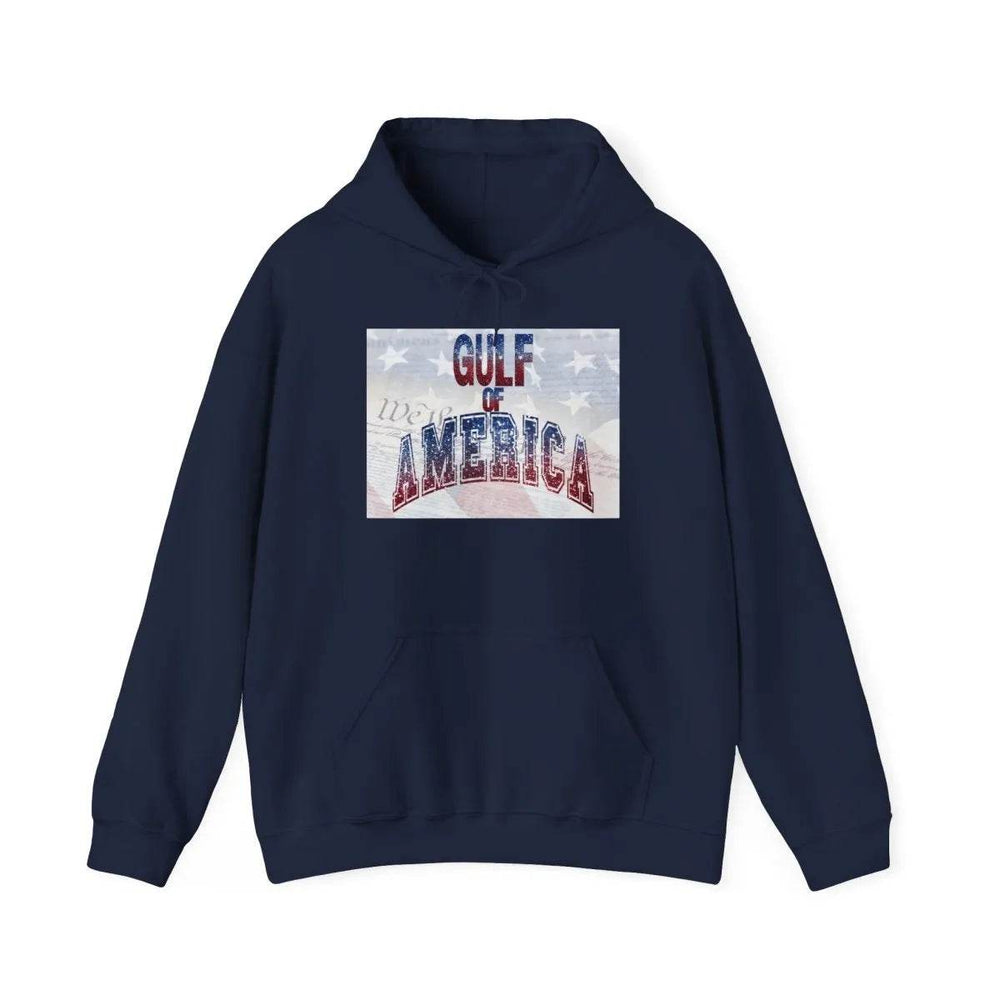 Gulf of America Hoodie | Patriotic Heavy Blend Sweatshirt