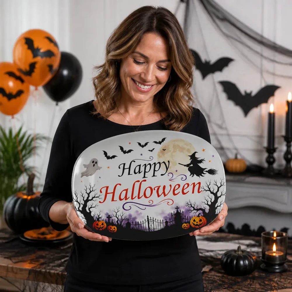 Halloween Party Serving Platter 10x14