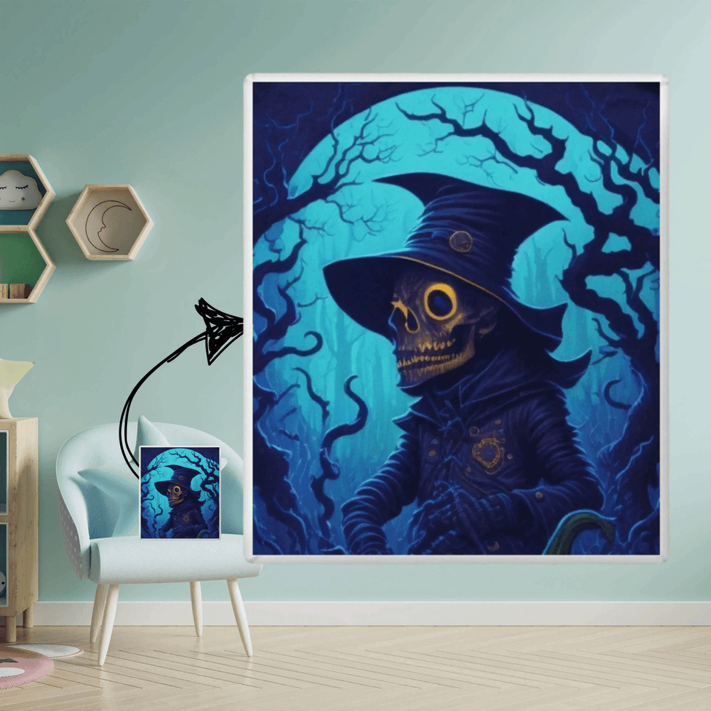 Spooky Skeleton Shaped Pillow - Spooky Comfort