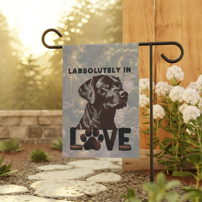 Chocolate Lab Garden Flag - Feature Detail | Our Phoenix Rise