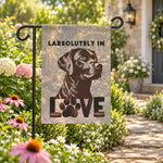 Chocolate Lab Garden Flag - Scale Reference | Our Phoenix Rise