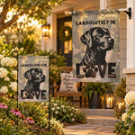 Black Lab Garden Flag - Garden Setting - Detail 19 | Our Phoenix Rise