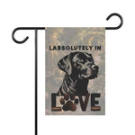 Black Lab Garden Flag - White Background - Detail 23 | Our Phoenix Rise