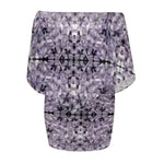 Purple patterned fabric with abstract geometric designs flat lay - Detail 18 | Our Phoenix Rise