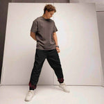 Maroon Flame Unisex Track Pants Detailed View 3 | Our Phoenix Rise