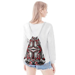 Abstract Graphic Zip Up Hoodie - Waistband and hem detail | Our Phoenix Rise