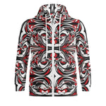 Abstract Graphic Zip Up Hoodie - Front view on white background | Our Phoenix Rise