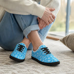 Mens Snowflake Canvas Shoes White & Black Laces US 5-12.5 Detailed View 7 | Our Phoenix Rise