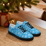Mens Snowflake Canvas Shoes White & Black Laces US 5-12.5 Detailed View 6 | Our Phoenix Rise