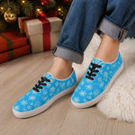Mens Snowflake Canvas Shoes White & Black Laces US 5-12.5 Detailed View 8 | Our Phoenix Rise