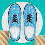 Mens Snowflake Canvas Shoes White & Black Laces US 5-12.5 Detailed View 2 - Detail 9 | Our Phoenix Rise