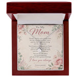 Meaningful Necklace for Mom - White Gold Ribbon Pendant Close-up - Detail 23 | Our Phoenix Rise