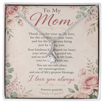Meaningful Necklace for Mom - 14k White Gold Finish Ribbon Pendant - Detail 19 | Our Phoenix Rise