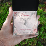 Meaningful Necklace for Mom - White Gold Pendant in Luxury Mahogany Box - Detail 20 | Our Phoenix Rise