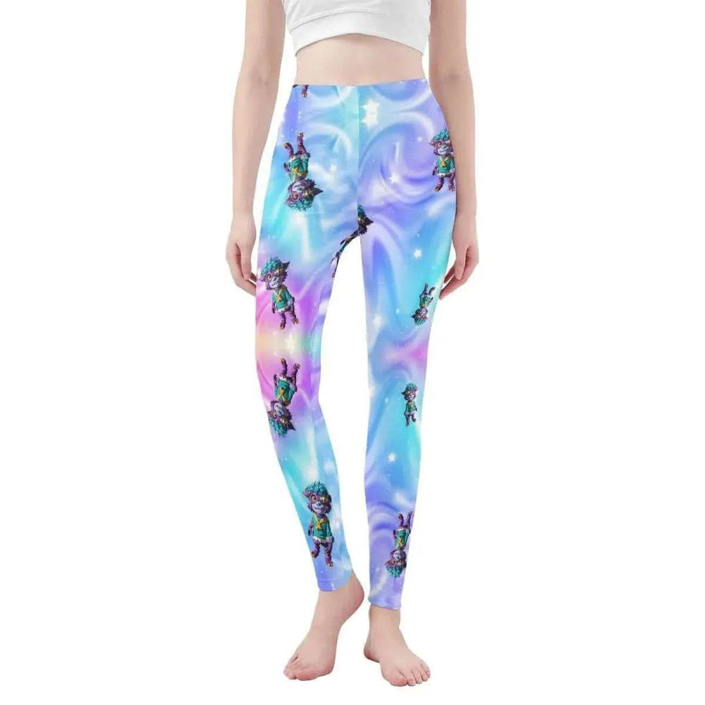 Cute Monster Print Leggings