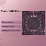 Purple Moon Phase Comforter - Made With Care Quality Details - Detail 12 | Our Phoenix Rise