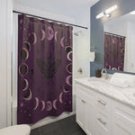 Gothic Moth Shower Curtain - Bathroom Lifestyle Mockup - Detail 18 | Our Phoenix Rise