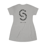 Black Woman Coffee T-Shirt Dress - Back Hustle More Less Coffee Graphic - Detail 10 | Our Phoenix Rise