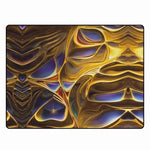 Mystic Aura Area Rug Gold Fantasy Gaming and Yoga Mat Detailed View 2 | Our Phoenix Rise